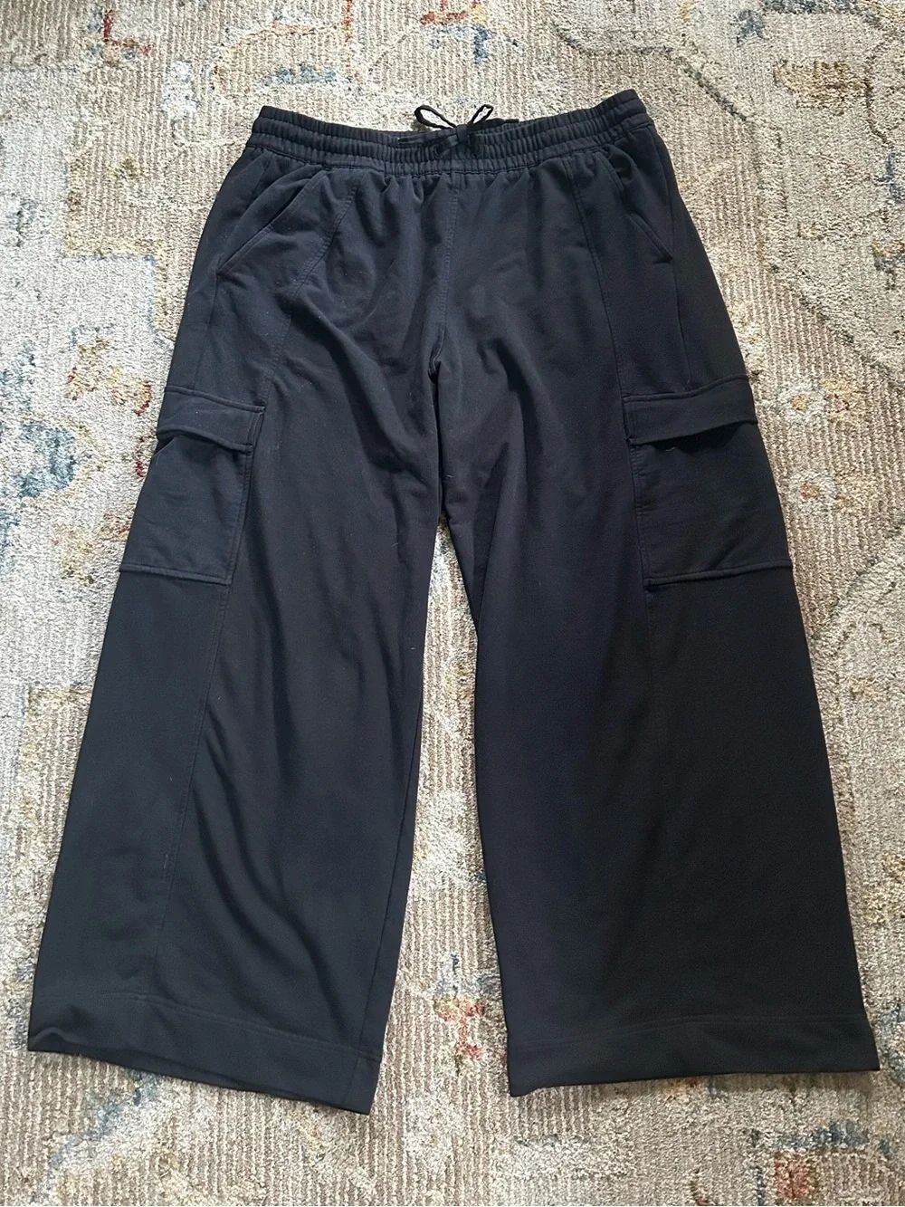 Athleta Black Elastic Waist Pull-On Pants